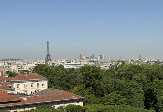 2 bedroom apartment with A/C, terrace and stunning view of Paris